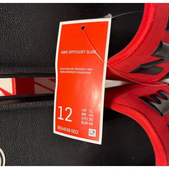 Nike Offcourt Slide Black University Red Men12 BQ4639 002 NEW Resort Wear Casual main image 12